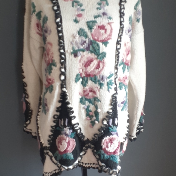 Vtg Rebecca Stone knitted sweaters sz large - Picture 3 of 17